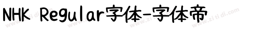 NHK Regular字体字体转换